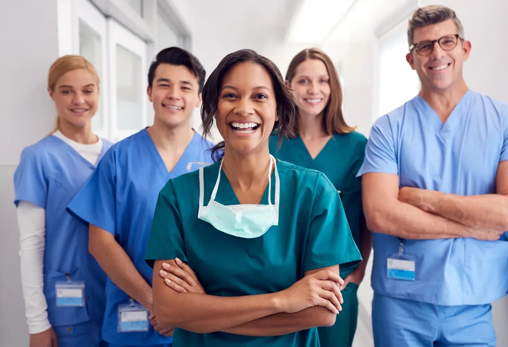d.velop, Healthcare-Teamfoto für Corporate Content
